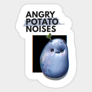 Angry Potato Sticker